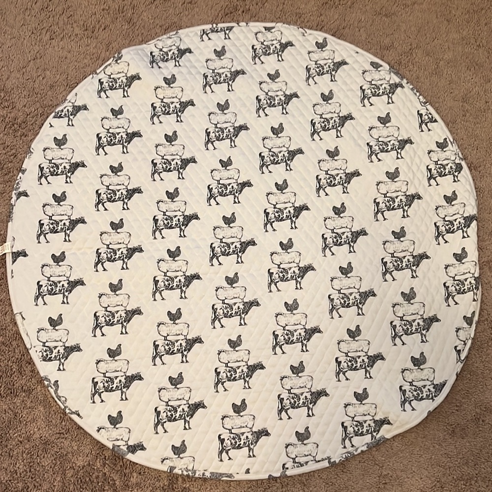 Kate Quinn Bamboo Animal Stack Play Quilt
